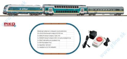 Obrázok pre 63/57139 START set - Analogový * ALEX * Dieslová lokomotívy Herkules + Osobný a Poschodový vagón