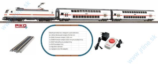 Obrázok pre 63/57134 START set - Analogový * Elektrická lokomotíva BR 146 + IC Poschodové vagóny