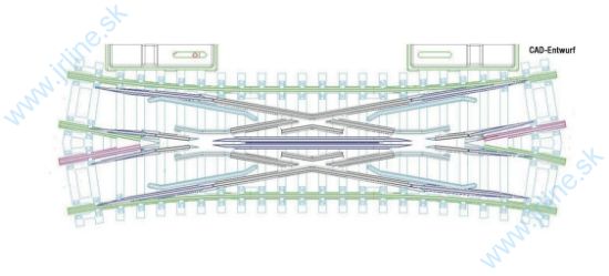 Obrázok pre 68/4080800 DKW20 * Križovatková Výhybka * 20°