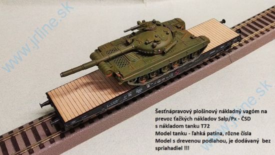 Obrázok pre 62BPE/3373 Salp/Px *ČSD IVep*náklad T72A