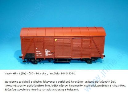 Obrázok pre 62BPE/7010-03 Glm 5504-1 *ČSD IVep*STAVEBNIC