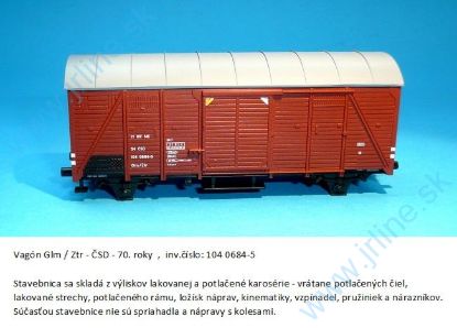 Obrázok pre 62BPE/7010-04 Glm 0684-5 *ČSD IVep*STAVEBNIC