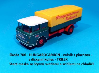 Obrázok pre 45/I0067HUN ŠKODA 706*HUNGARc*Valník-Plach