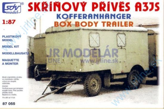 Obrázok pre 43/87055 Skriňnový príves A3JS