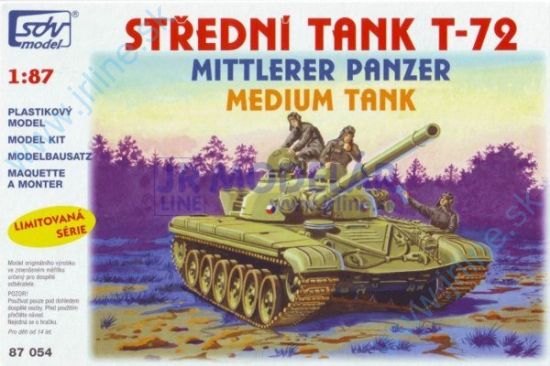 Obrázok pre 43/87054 T-72  * stredný tank