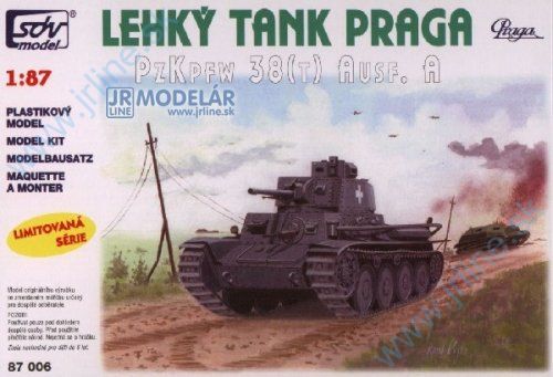 Obrázok pre 43/87006 PzBefWg 38t ausf.A*PRAGA lahkT