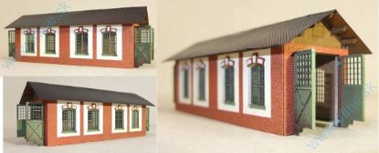 Obrázok pre 552/H066 Jedno-Koľajná Remíza*204x87mm