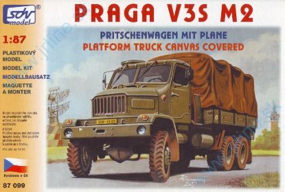 Obrázok pre 43/87099 Praga V3S M2 *Plachtový valník