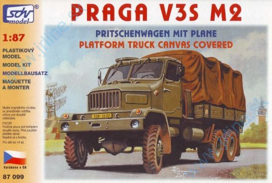 Obrázok pre 43/87099 Praga V3S M2 *Plachtový valník