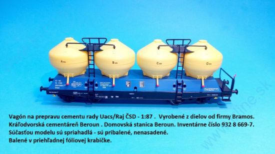 Obrázok pre 62B/3857 Uacs 669-7*ČSD IVep*BEROUN-KrD