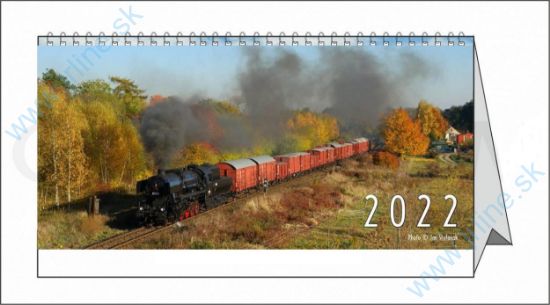 Obrázok pre 116/22-04 Stolný Kalendár*2022*Lokomotív