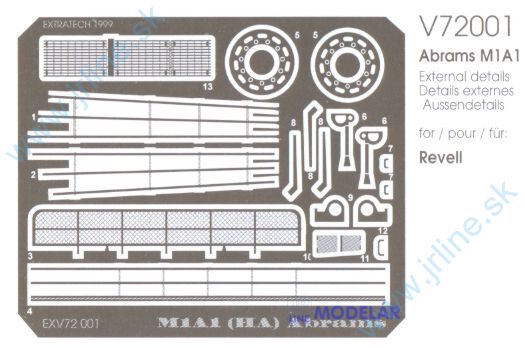 Obrázok pre 84/272001 ABRAMS M1A1  * REVEL*