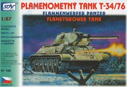 Obrázok pre 43/87156 Plameňometný Tank  T-34/76