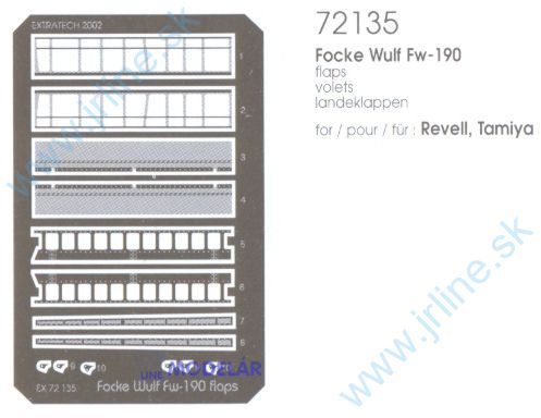 Obrázok pre 84/172135 FW-190 flaps