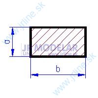 Obrázok pre 554/122 HRANOL 0,5 x 1mm x350mm*10ks*