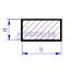 Obrázok pre 554/122 HRANOL 0,5 x 1mm x350mm*10ks*