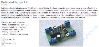 Obrázok pre 74/E19758 Elektronické Relé*Dvojpólové