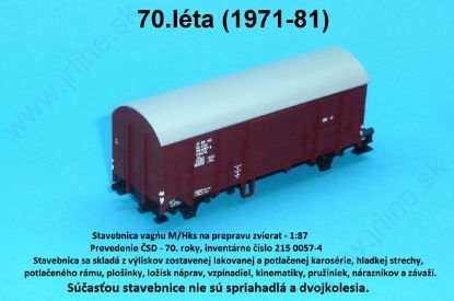 Obrázok pre 62BPE/7009-06 Hks 0057-4*ČSD 70.roky*STAVEBN