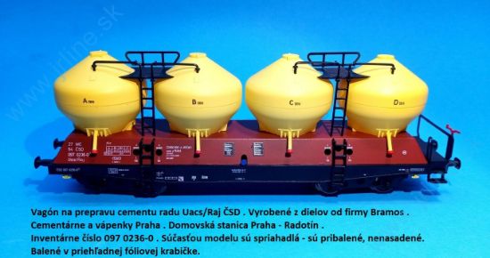 Obrázok pre 62B/3852 Uacs 0236-0*ČSD IVep*CEMvápPRA
