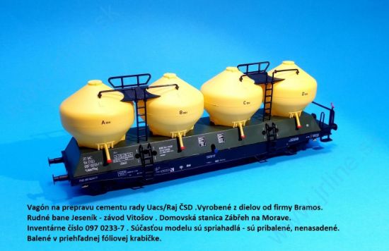 Obrázok pre 62B/3850-A Uacs 0233-7* ČSD IVep