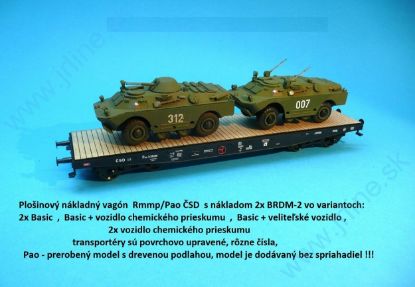 Obrázok pre 62BPE/3922 Pao ČSD IIIep * 2x BRDM-2