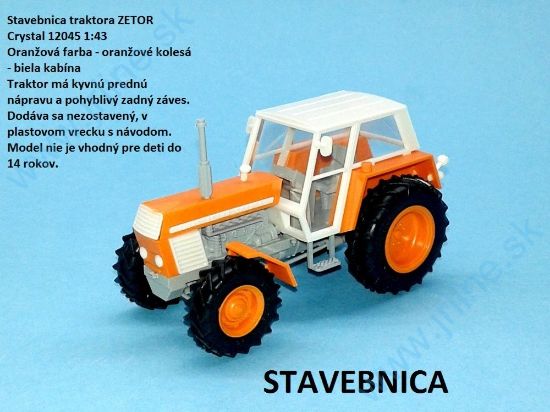 Obrázok pre 45/I12045OB ZETOR CRYSTAL 1÷43*ORANŽ*Stave