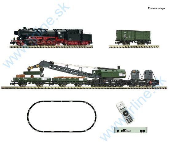 Obrázok pre 72/5170004 Digitálny Start-SET z21 MultiMaus* Parná lokomotíva BR 051+Nehodový Žeriav