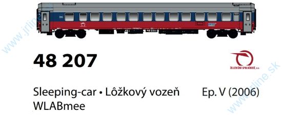 Obrázok pre 628/LS48207 WLABmee 005-2 * ZSSK V.ep. * 2006 * Logo WS *