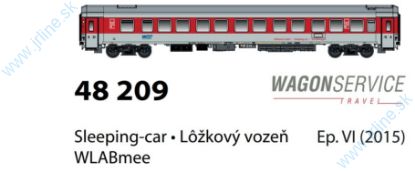 Obrázok pre 628/LS48209 WLABmee 601-7 * SK-WSBA VI.ep.*Wagon Service Travel - 2015 *