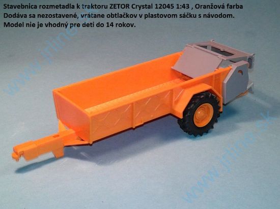 Obrázok pre 45/I12045-RURO RUR-5 rozmetadlo-ZETOR CRYSTAL