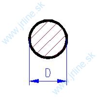 Obrázok pre 554/211 Tyč Kruhová ¤1mm * 10ks