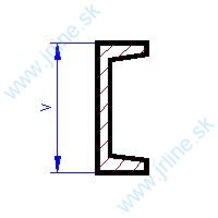 Obrázok pre 554/264 U profil 3,2 mm /3ks