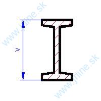 Obrázok pre 554/274 I profil 3,2 mm / 4ks