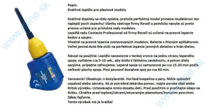 Obrázok pre 21/R39608 Lepidlo Contacta Professional Mini - 12,5g * Ihlový Applikátor