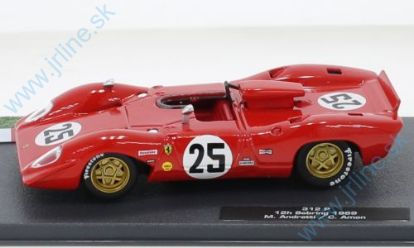 Obrázok pre 140/263136 Ferrari 312P  RHD  ;  č..25 *12h Sebring  - 1969 ; M.Andretti/C.Amon