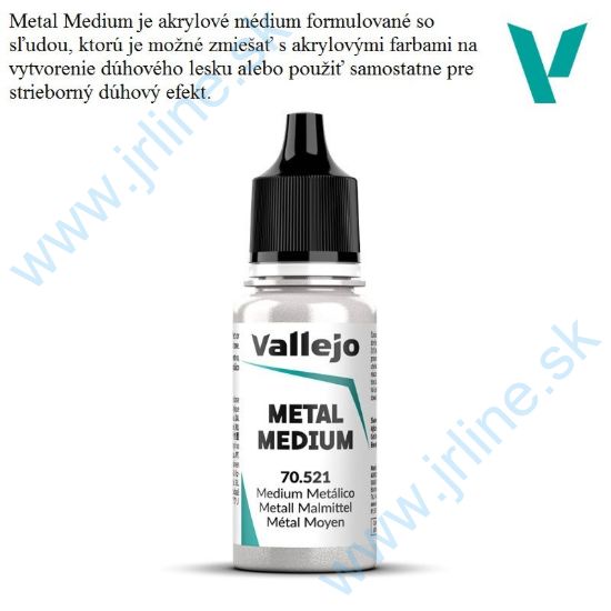 Obrázok pre 18/70521 Metal Medium*PrísadaMETAL*17ml