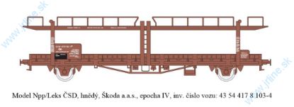 Obrázok pre 62C/62160 Npp/Leks  103-4 * ČSD IV.ep. * Škoda a.s.