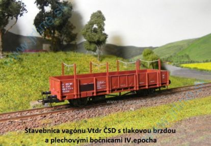 Obrázok pre 626/28020 Vtdr*ČSD*STAVEBNICA*Tlak-Brzda