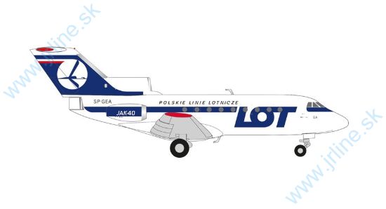 Obrázok pre 91/573139 Yak-40 LOT Polish Airlines