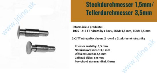 Obrázok pre 74/MT1005 2+2 * Nárazník - ¤3,5/1,5mm