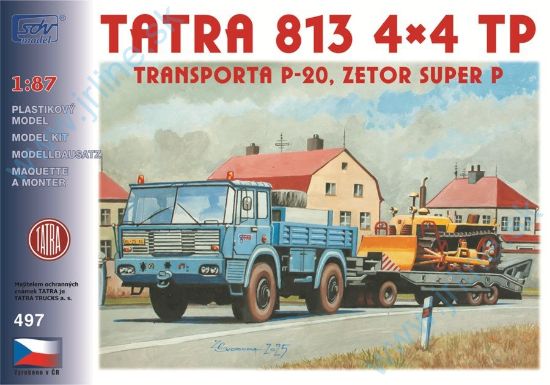 Obrázok pre 43/497 TATRA 813 4x4 TP;P-20 ZETORsup