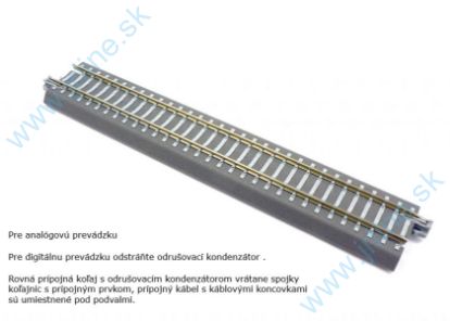 Obrázok pre 68/83742 Napájacia koľaj - Analóg / Digitál *166mm* Odrušovací Kontakt