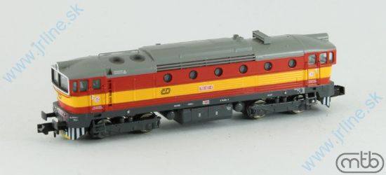 Obrázok pre 70/N754-021 754 021-4 * ČD IV.-V.ep.* Červeno-Šedá-Žltý široký pruh