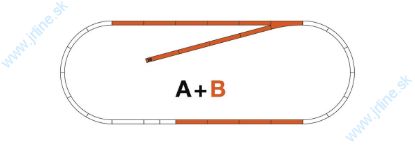 Obrázok pre 64/42020 Koľajový set "B" - Rozširovací