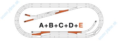 Obrázok pre 64/42023 Koľajový set "E" - Rozširovací