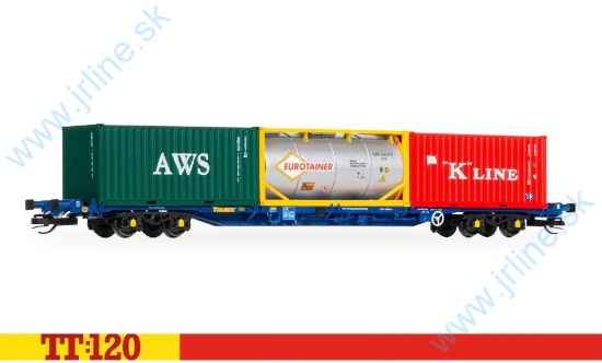 Obrázok pre 668/TT6030 Container Vagon * KFA V.ep.* 3x20" TOUAX