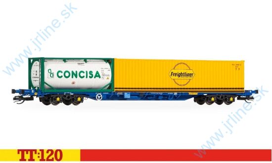 Obrázok pre 668/TT6031 Container Vagon * KFA V.ep.* 1x20" + 1x40 " TOUAX