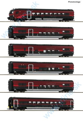 Obrázok pre 62R/6200178 Vagon-Set Railjet ÖBB VI.ep*