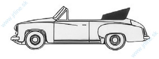 Obrázok pre 984/27050 Wartburg 311 Cabrio * White