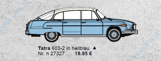 Obrázok pre 984/27327 Tatra 603-2 * Blue